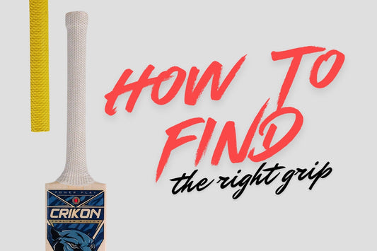 How to find the right grips for cricket bats?