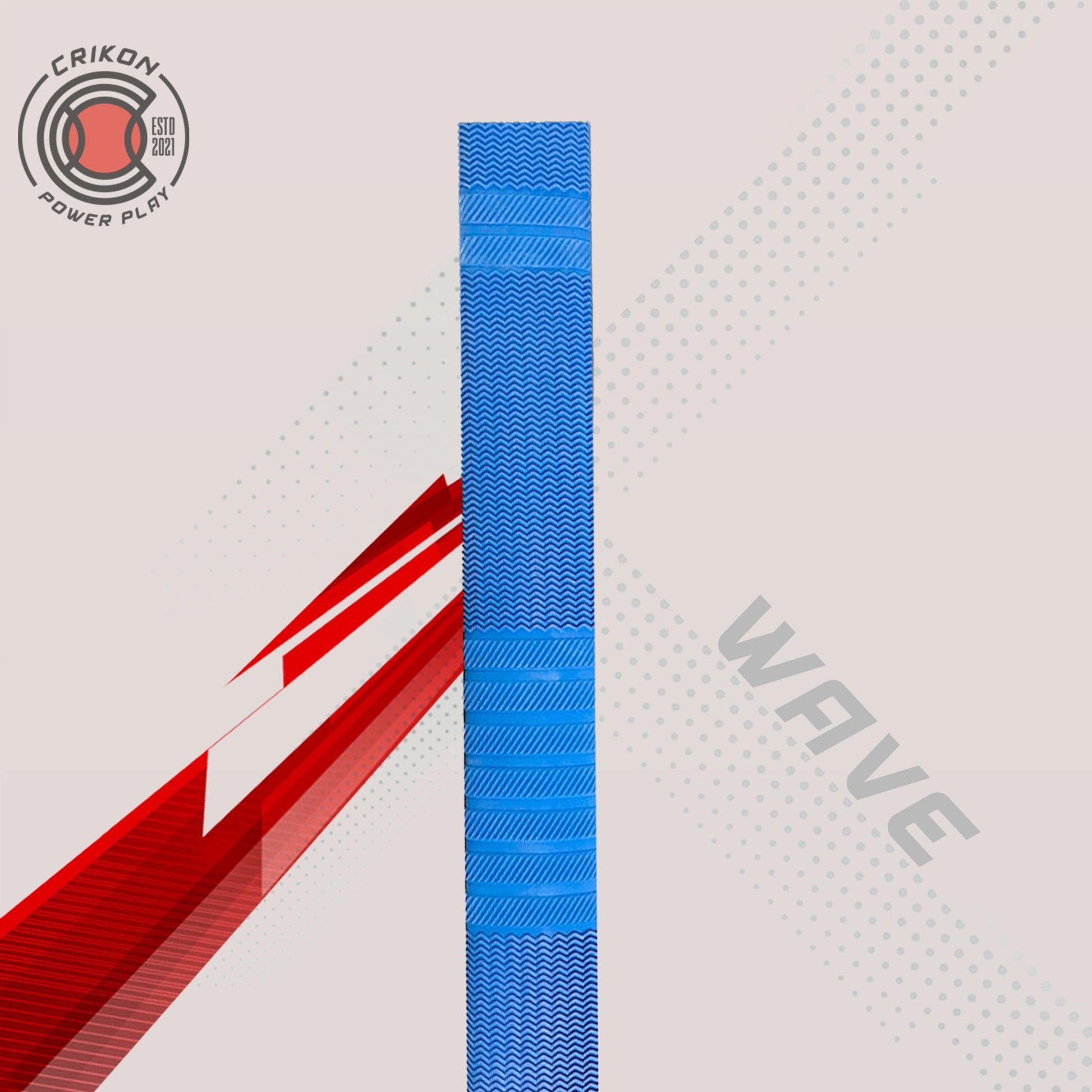 Wave cricket bat grip