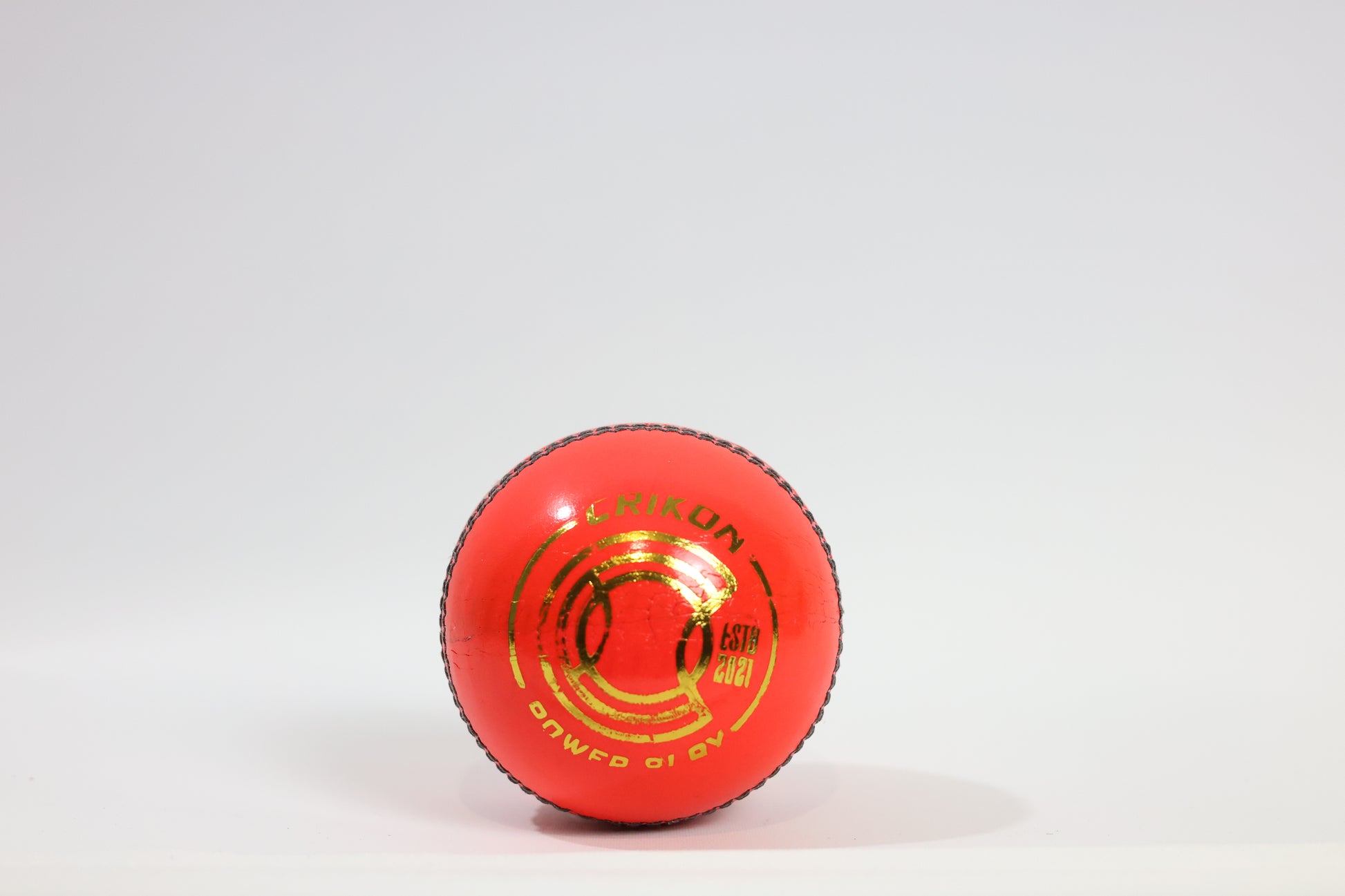 Pink Crikon Club Cricket Ball designed for day-night cricket matches with long-lasting alum tanned leather