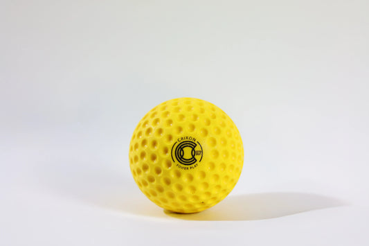 Crikon Dimple Ball for cricket training made with durable synthetic material and aerodynamic design