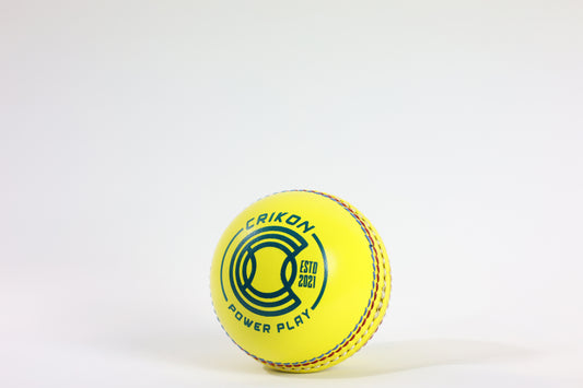 Crikon Indoor Cricket Ball lightweight 110 grams made with alum tanned leather for indoor matches