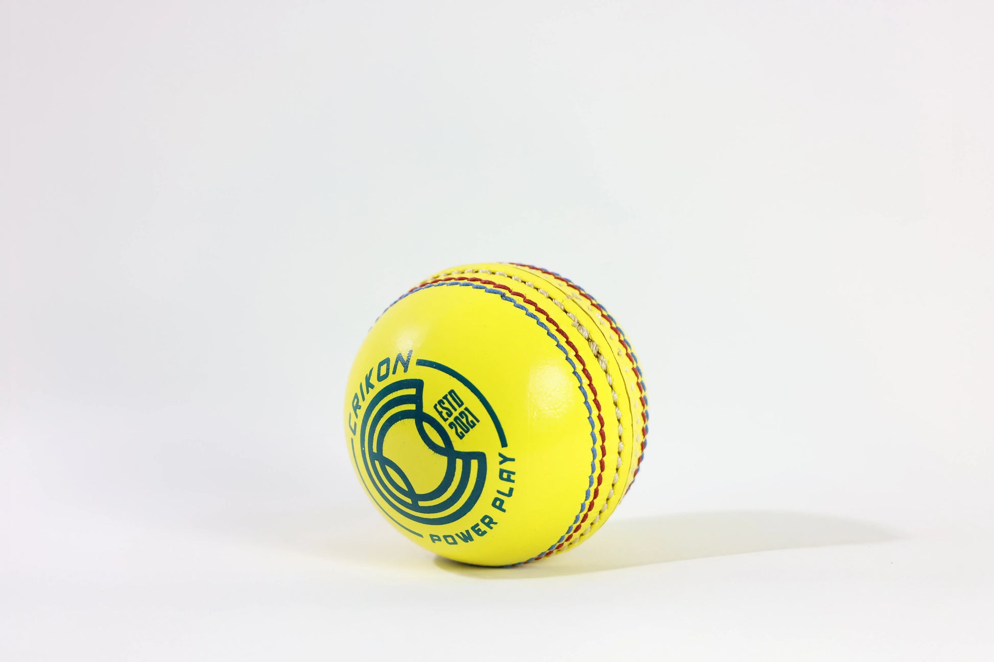 Crikon Indoor Cricket Ball lightweight 110 grams made with alum tanned leather for indoor matches