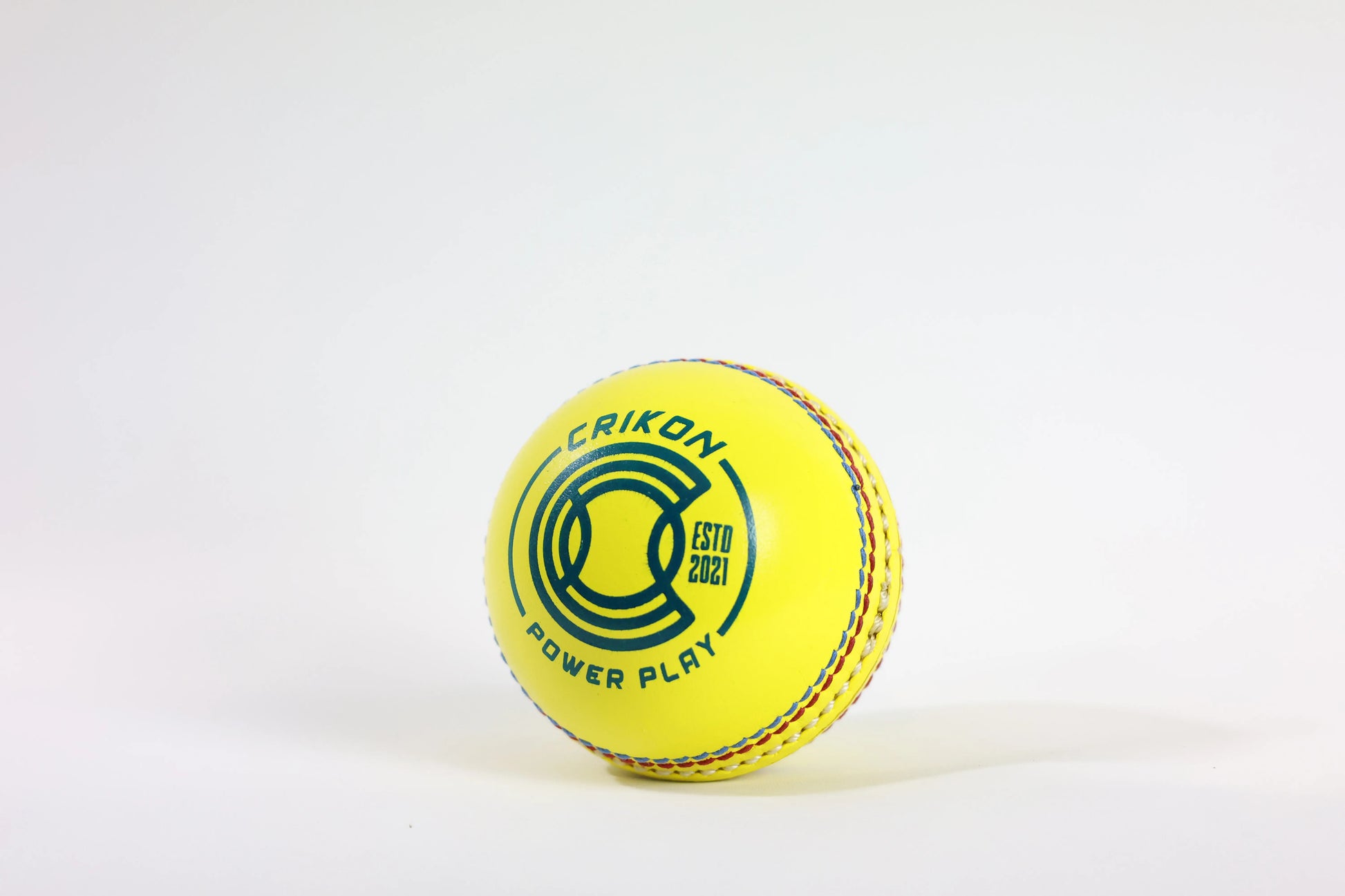 Durable Crikon Indoor Cricket Ball with precision machine stitching for balance and long-lasting performance