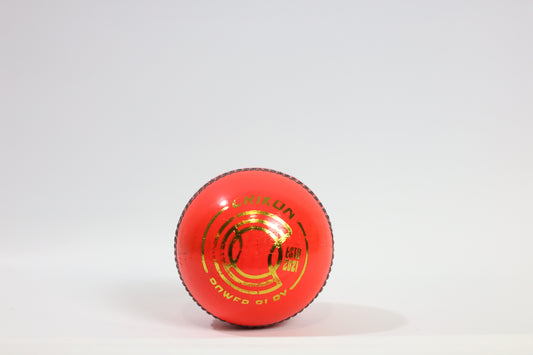 Pink Crikon Club Cricket Ball designed for day-night cricket matches with long-lasting alum tanned leather